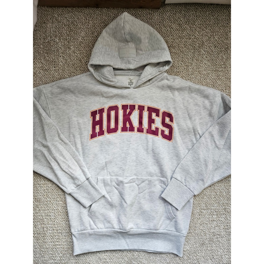 Virginia Tech Hokies Gameday Couture Hoodie Gray size Small